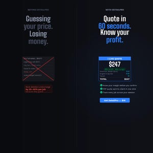 Mobile Car Wash Pricing Calculator | Detailer Quote Tool (Instant Download) image 4