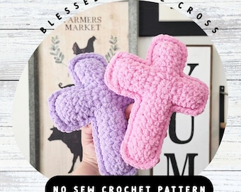 Crochet Cross Plushie Pattern No Sew Crochet Pattern Religious Baby Shower Gift Christian Jesus Crochet Amigurumi Pattern Crochet Plush