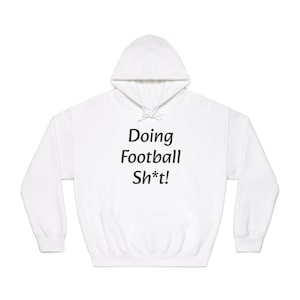 Verspieltes Fußball-Sweatshirt, lustiger Hoodie für Sportliebhaber, ideal für Fußballspiele, Geschenke für ihn, Unisex Activewear, Freizeitkleidung
