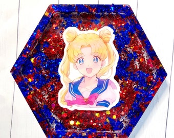 Sailor moon Tsukino Usagi Cosplay  Damen Mädchen Anime Manga Lange T-Shirt Shirt 