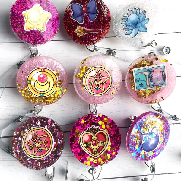 Sailor Moon Resin Badge Reels (Various)