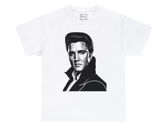 Camiseta de Elvis Presley, unisex, de algodón