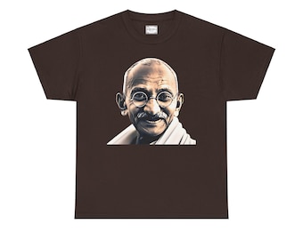 Camiseta Mahatma Gandhi - Camiseta unisex de algodón