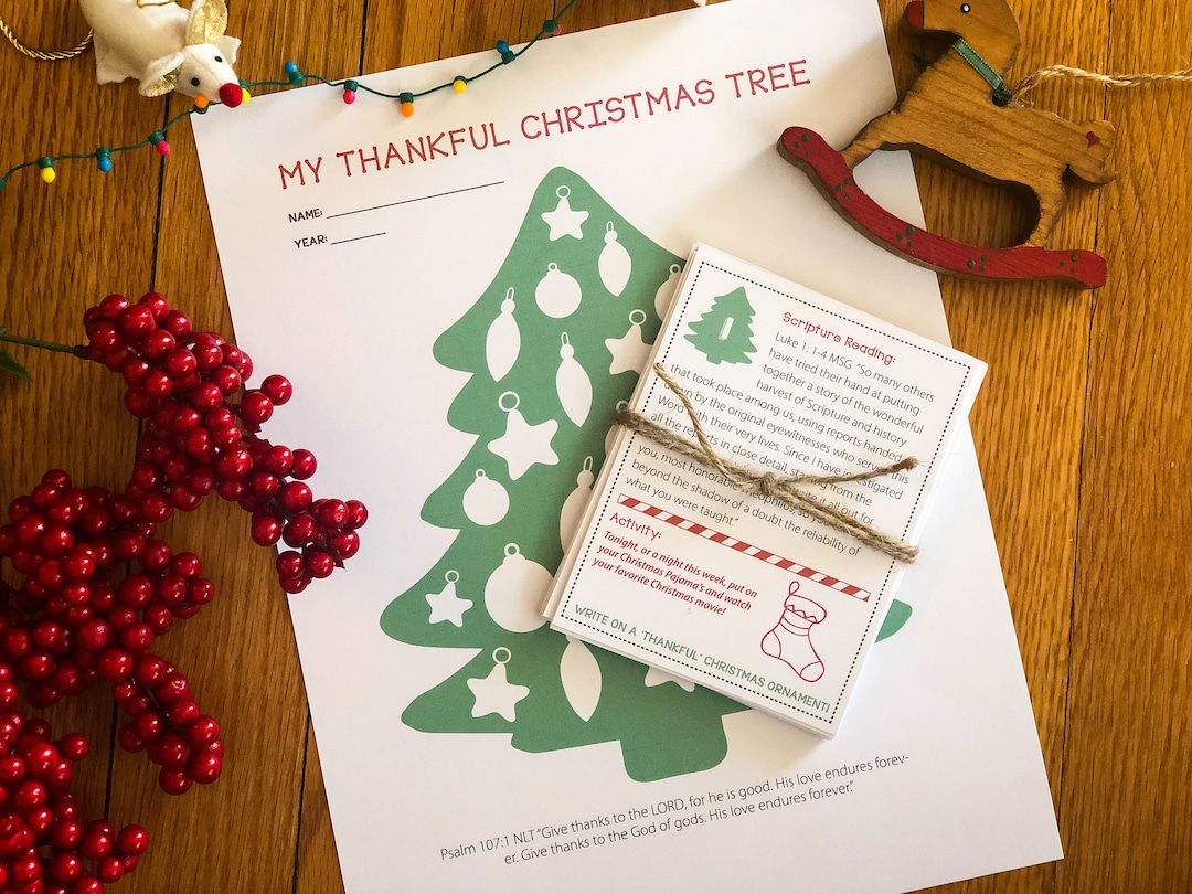 Children Advent Cards - the Birth of Christ Scripture & Activity Cards ...
