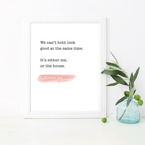Je me choisis-printable Wall Art citation