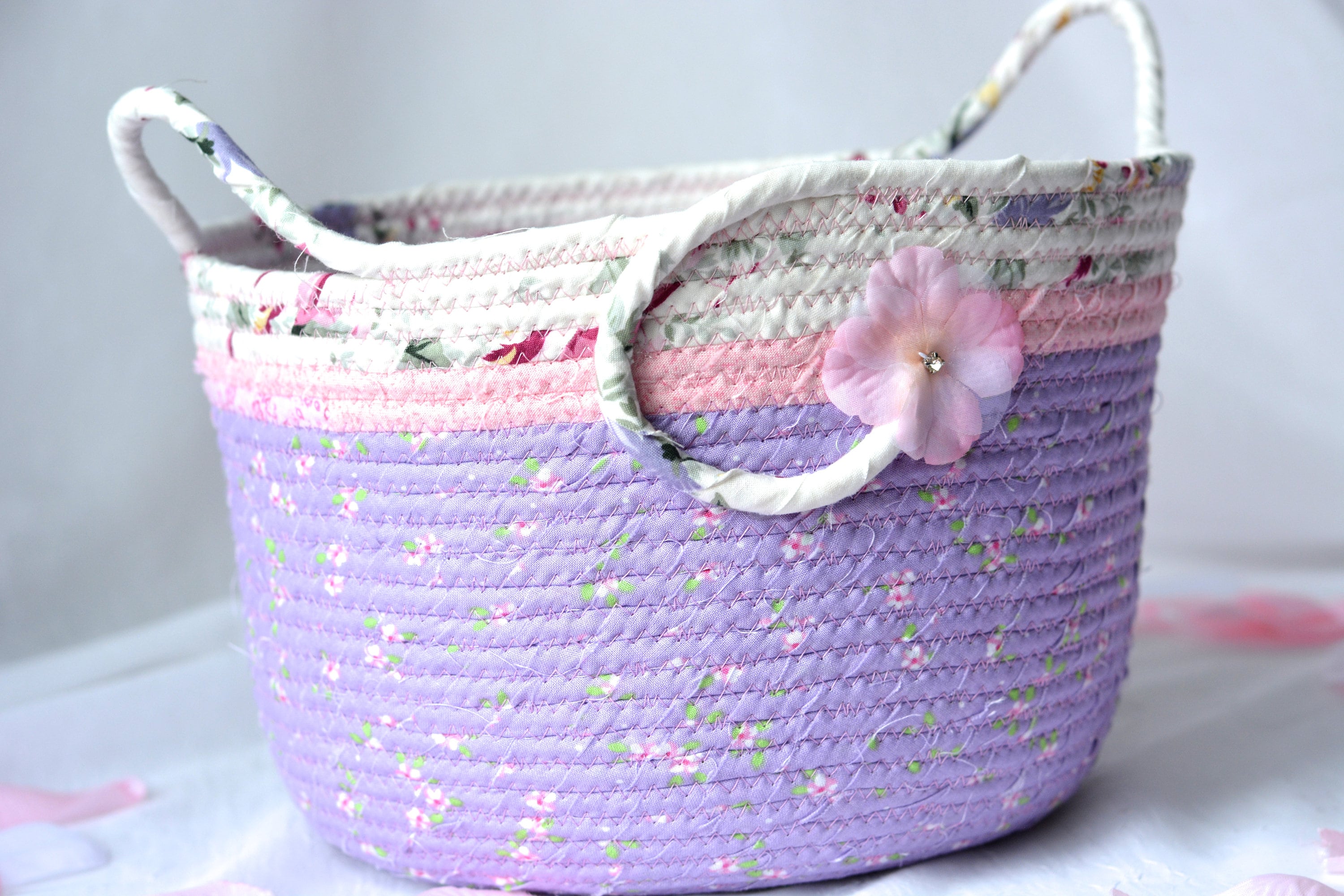 handmade baby basket