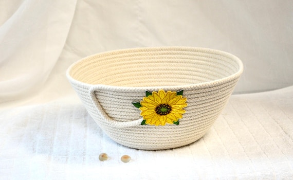 Banneton Bread Basket, Handmade Proofing Basket, Country Cottage Fruit Bowl, Farmhouse Napkin Holder, Sourdough Proving Bowl, Rope Bowl
