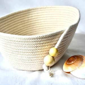 Handmade Oval Sourdough Bread Proofing Basket: Country Coiled Rope Bowl