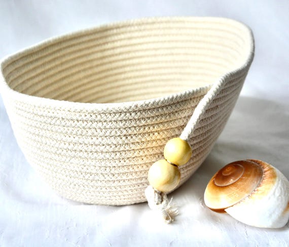 Handmade Oval Sourdough Bread Proofing Basket: Country Coiled Rope Bowl