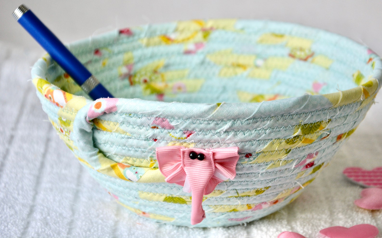 Cute Elephant Basket Nursery Decor Candy Dish Ring Bowl Etsy