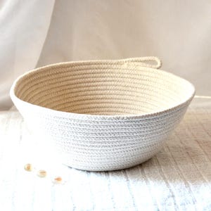Handmade Bread Proofing Basket: Sourdough Rising Bowl, Coiled Rope