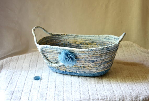 Artisan Batik Basket, Handmade Country Fruit Bowl, Gorgeous Batik Fiber Basket, Boho Chic Oval Bowl, Mail Basket, Remote Control Holder