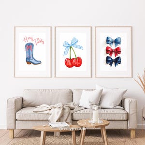 Ole Miss Watercolor Art Print Set: University of Mississippi Dorm Decor (Digital Download)