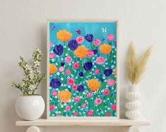 O inverno passou/Arte floral/Pintura inspirada na fé