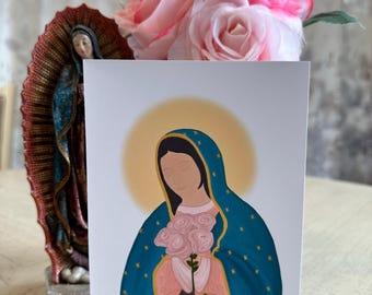 Cartões de Nossa Senhora de Guadalupe: Arte Católica, Presentes Cristãos