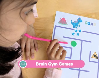 22+ pages Brain Gym Activities: Neuro-Games for kids  Fine Motor Skills Printable (PDF)