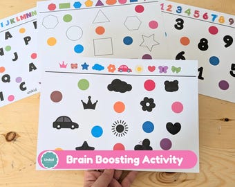 Brain Gym Activity: Fine Motor Skills Printable (PDf) eye-hand coordination Game