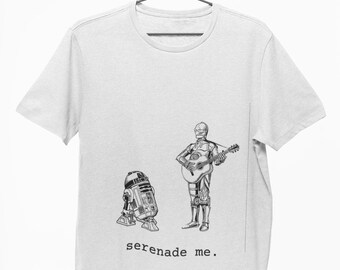 Star Wars Droids T-Shirt: C3P-0 Guitar Serenade, Geeky Sci-Fi Top