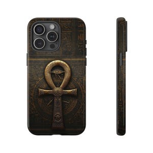 Ancient Egyptian Ankh Phone Case, Durable Smartphone Cover, History Lover Gift