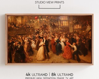 Victorian Samsung Frame Tv Art, Oil Painting, StudioViewPrints
