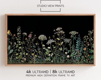 Wildflower Samsung Frame TV Art, Digital Download, StudioViewPrints
