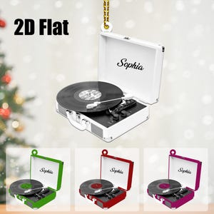 Personalized Vinyl Record Ornament, Custom Vinyl Record Ornament, Music Ornament, Vinyl Ornament, Record Ornament, Gift for Music Lover