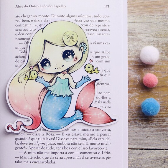 Zodiac Pisces Bookmark Made To Order Etsy