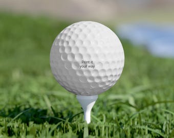 Personalized Golf Balls, Custom Golf Balls for Gift, Birthday, Fathers Day, Golf Lover, Unique Golf Accessories