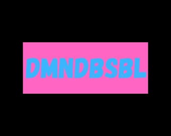 Diamond Baseball Apparel Sticker (Cotton Candy)