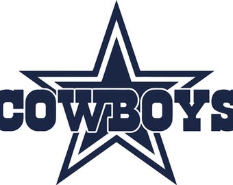 Cowboys HEAT TRANSFER decal