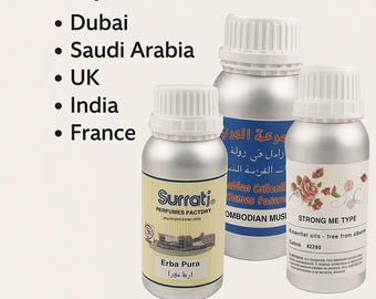 Oli profumati importati: a lunga durata e altamente concentrati.