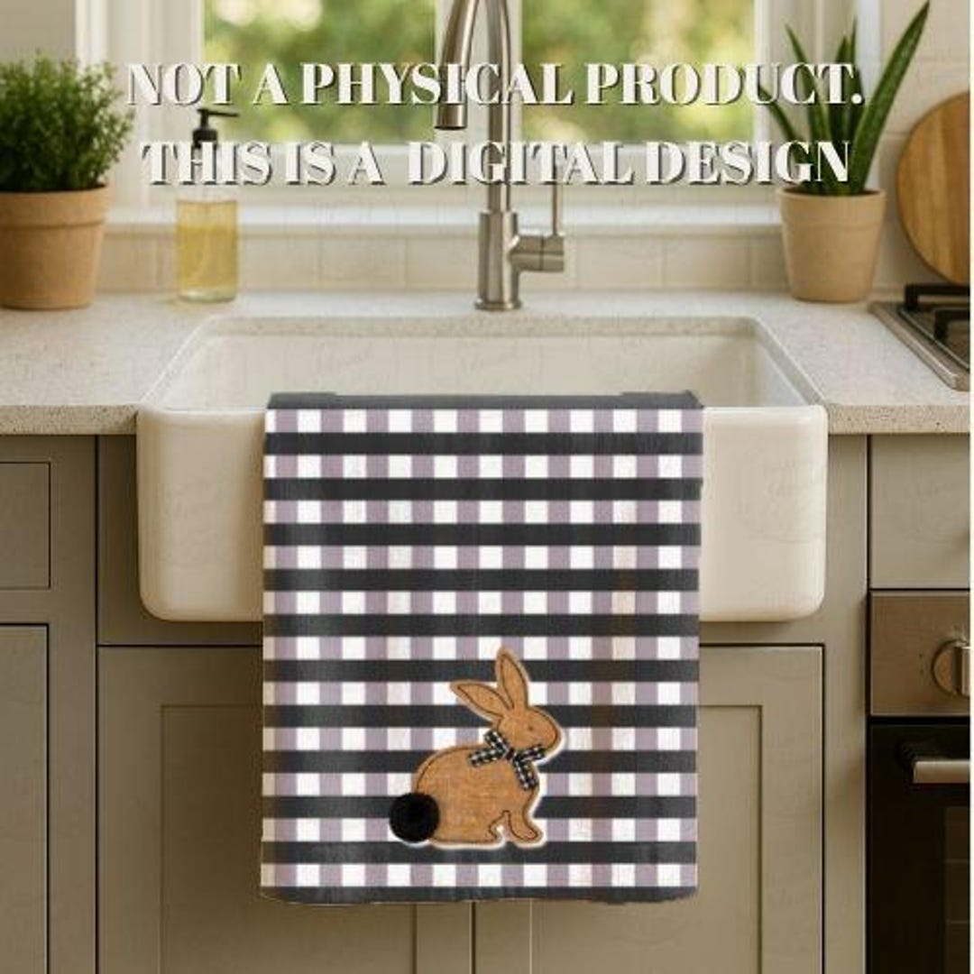 Buffalo Bunny Towel Digital Design Sublimation - Etsy