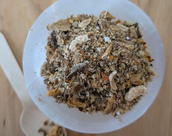 Ragoût de champignons et de rivage - Nourriture pour bernard-l'ermite