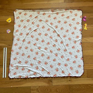 Pink Flower Baby Blanket