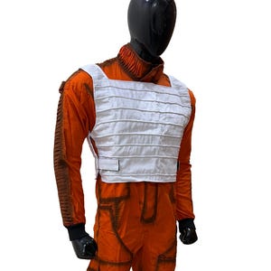 Luke Skywalker X-Wing Pilot Costume: Rebel Flight Suit with Vest