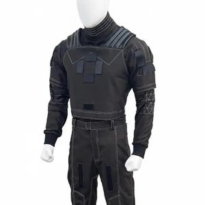 Custom Mandalorian Flight Suit | Din Djarin Star Wars Undersuit | 3-Piece Halloween Cosplay Costume | Mando Outfit for Men | Handmade Suit