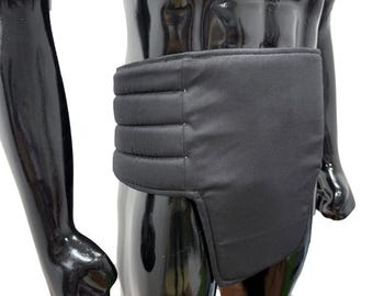 Cinturón de cazador de recompensas negro de Star Wars Mandalorian para cosplay/accesorio de disfraz de Din Djarin