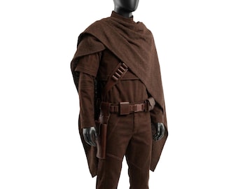 Custom 4 Piece Cosplay Flight Suit with Flak Vest - Sci-Fi Bounty Hunter Under Suit - Mandalorian Inspired Soft Parts