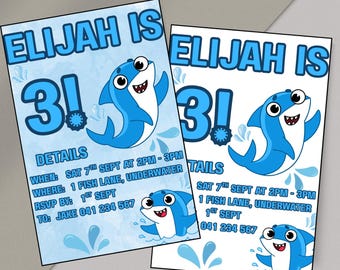 Under the Sea Birthday Invitation | Ocean Party Invite | Digital Download | Editable Template