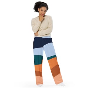 Perfect Gift for Her | All-over print unisex wide-leg pants