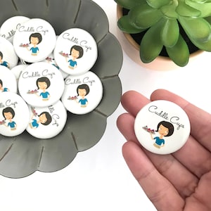 FREE WITH PURCHASE - Cuddle Cups Logo Pin - Cupcake Fan, Jacket Pin, Accessory