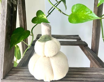 Stacked Felt Pumpkins: Rustic Farmhouse Fall Decor, Thankgiving Gifts & Home