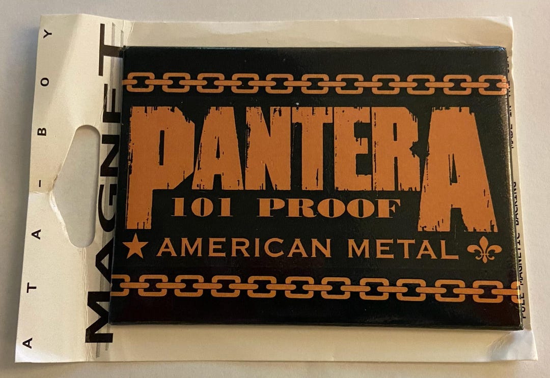 Pantera Magnet #2 Very Rare & Still Attached to Original Packaging an ...