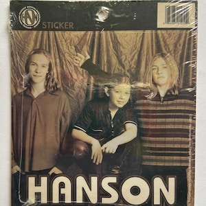 Hard to Find Rare Hanson Sticker #2 Officially Licensed and Still in Original Packaging from 1997........Free Shipping !!!