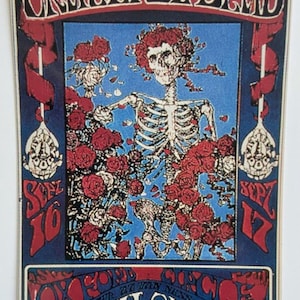 Rare Hard to Find Grateful Dead Postcard - As Shown - Officially Licensed Product from the Early 1990&#39;s  !!.......Free Shipping !!
