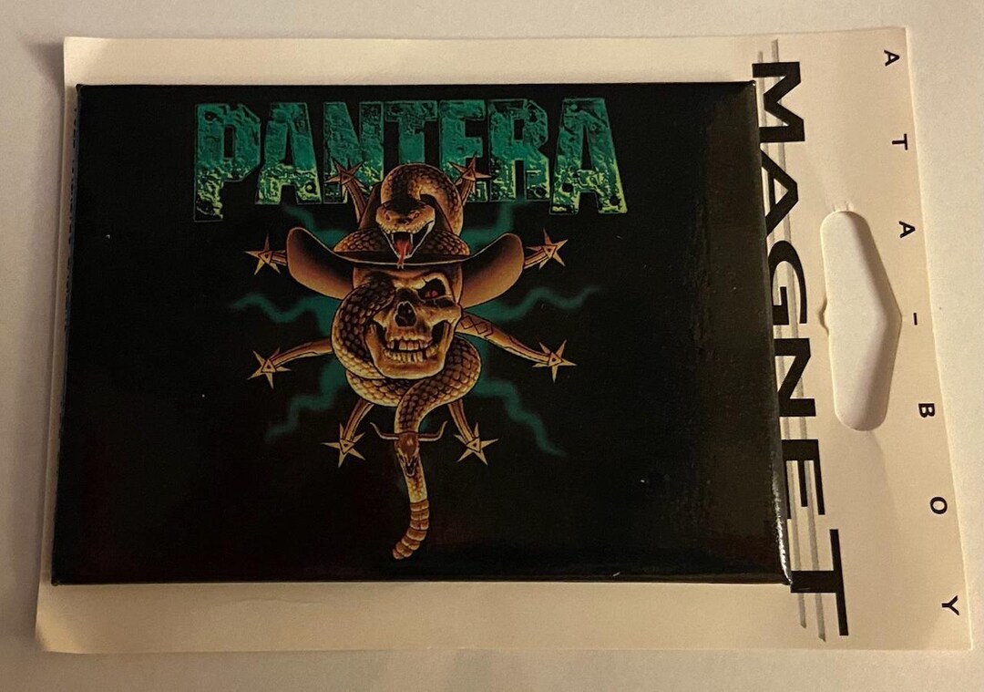 Pantera Magnet #1 Very Rare & Still Attached to Original Packaging an ...