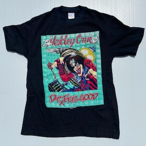 Very Rare/Hard to Find Officially Licensed Motley Crue Dr. Feelgood T Shirt from 1989 ! Never Worn ! Excellent  Condition ! Free Shipping !