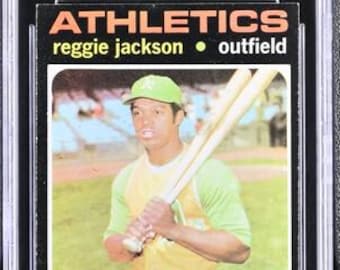 1971 Topps Reggie "Mr. October" Jackson #20 Sports Card Graded CGC 6 Excellent/Near Mint Free Shipping !!!