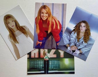 Rare Britney Spears Photos - Magic Box Int. - Quantity of 4 - Group B - As Shown - Officially Licensed Product from 2000  ! Free Shipping !