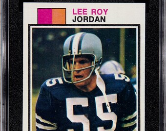 1973 Topps Lee Roy Jordan #159 Sports Card Graded SGC 8 Near Mint / Mint Free Shipping